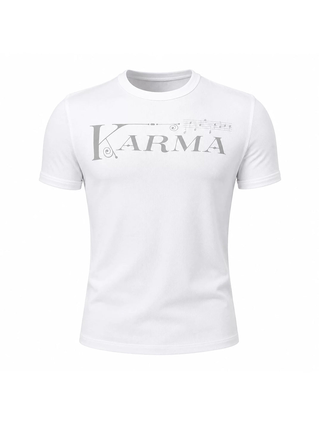 Music-Note Graphic Relaxed Cotton T-Shirt