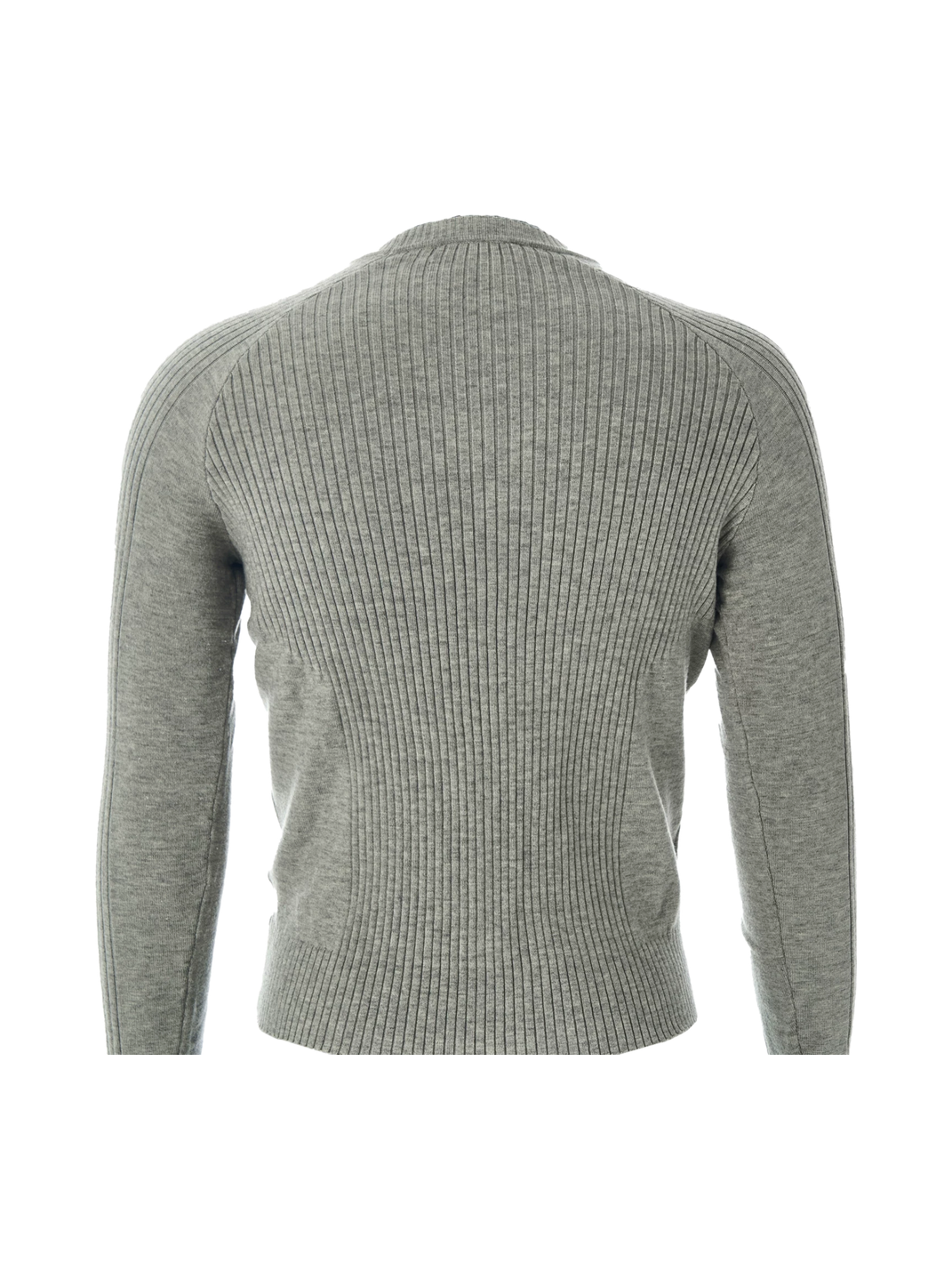 Moon-Phase Slim Ribbed Knit Sweater - View 3