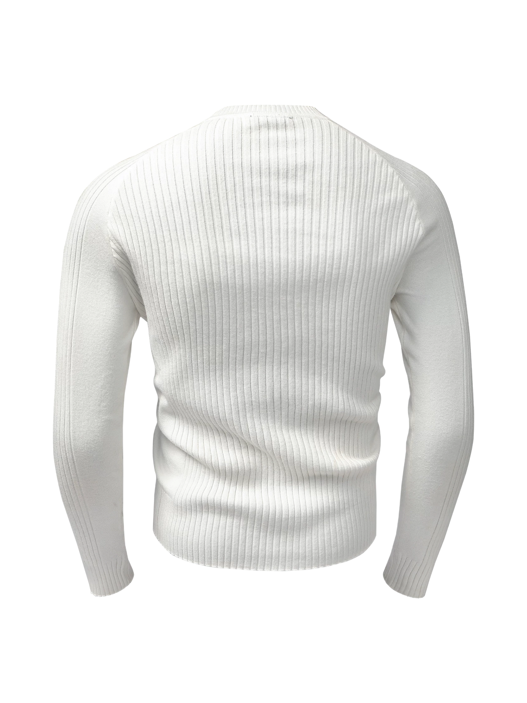Moon-Phase Slim Ribbed Knit Sweater - View 6