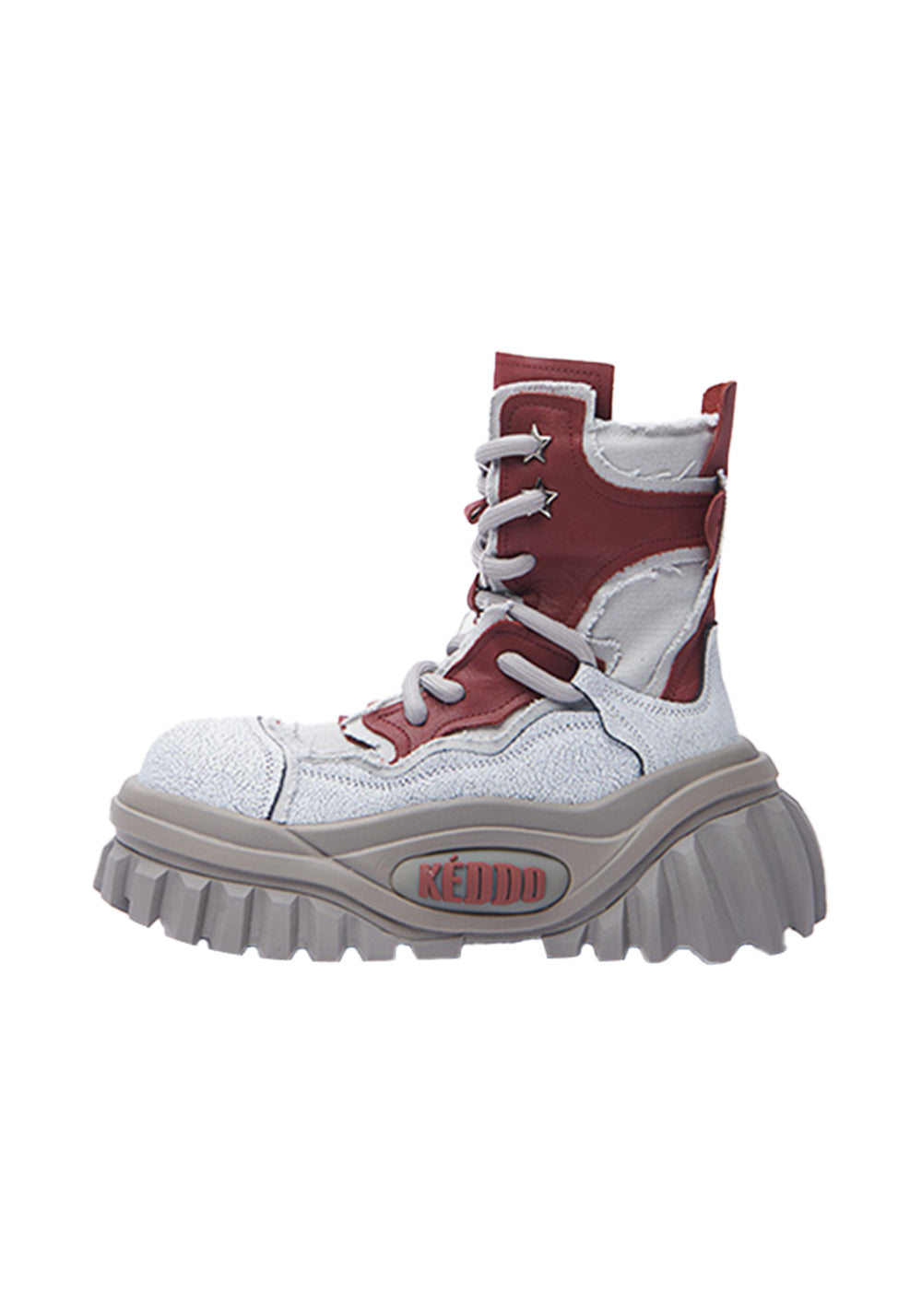 Sculpted-Sole Punk Platform Work Boots - View 7