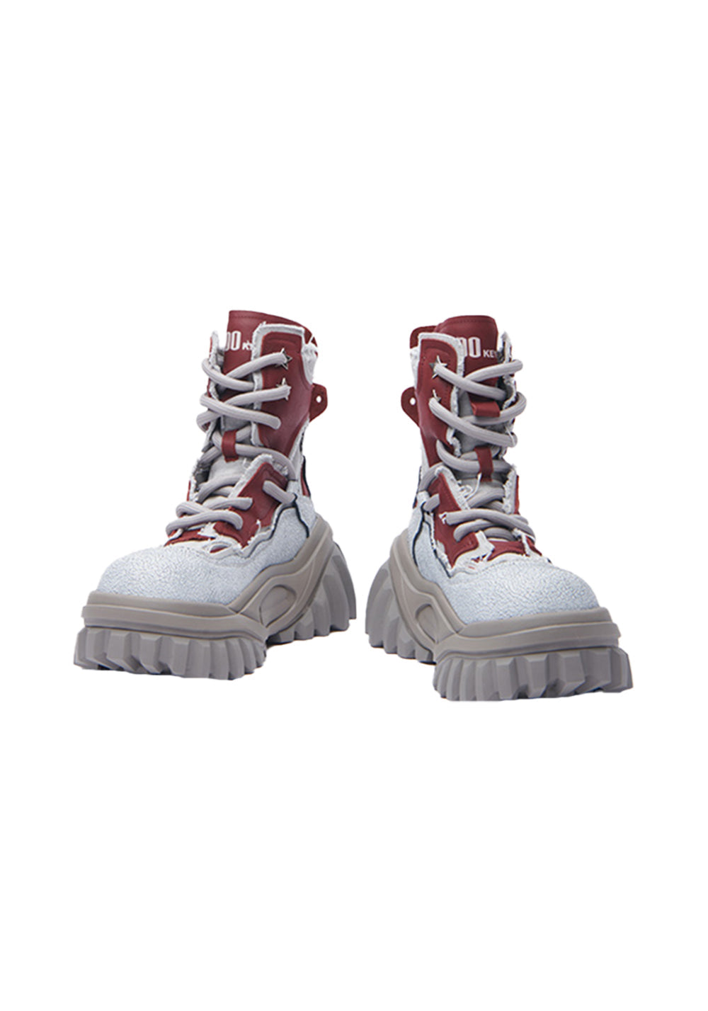 Sculpted-Sole Punk Platform Work Boots - View 10