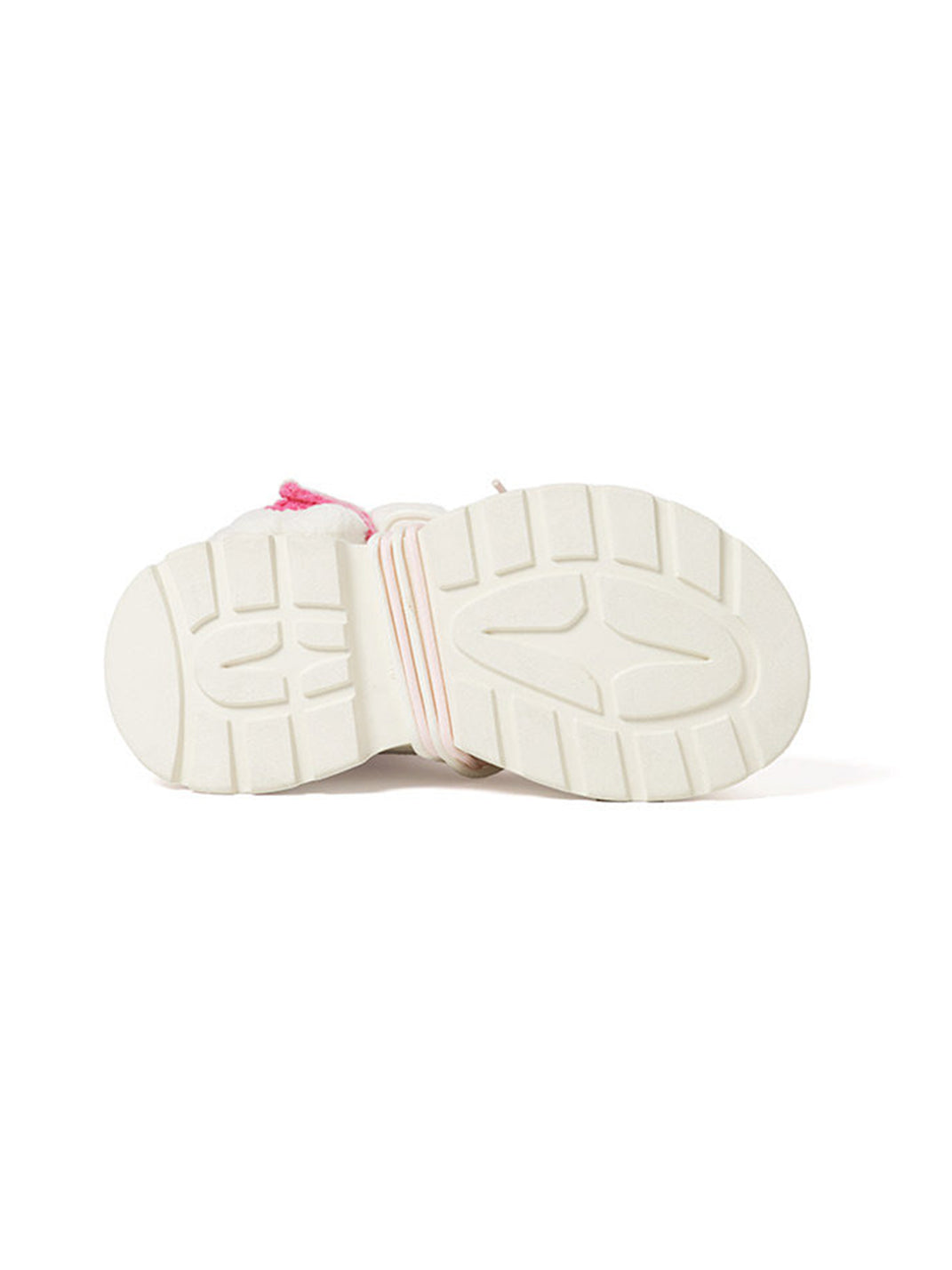White Teddy-Lined Chunky Winter Boots - View 8