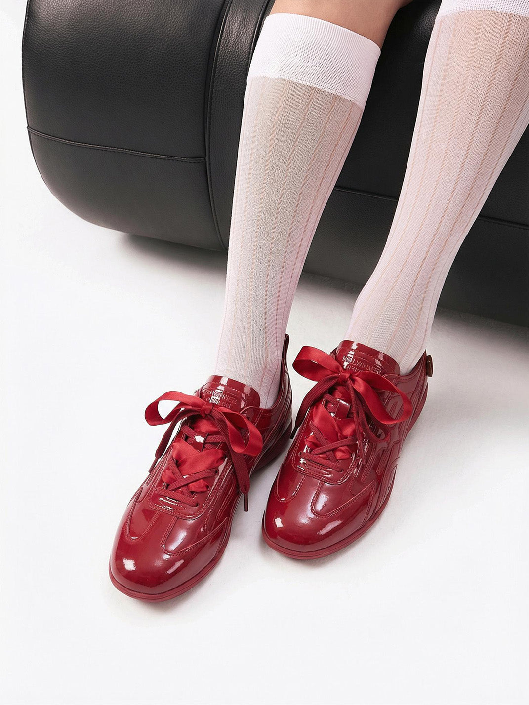 Crimson Tonal Athletic Runner Sneakers - View 4