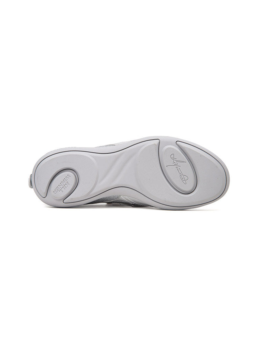 Silver Sculpted-Panel Athletic Trainers - View 9