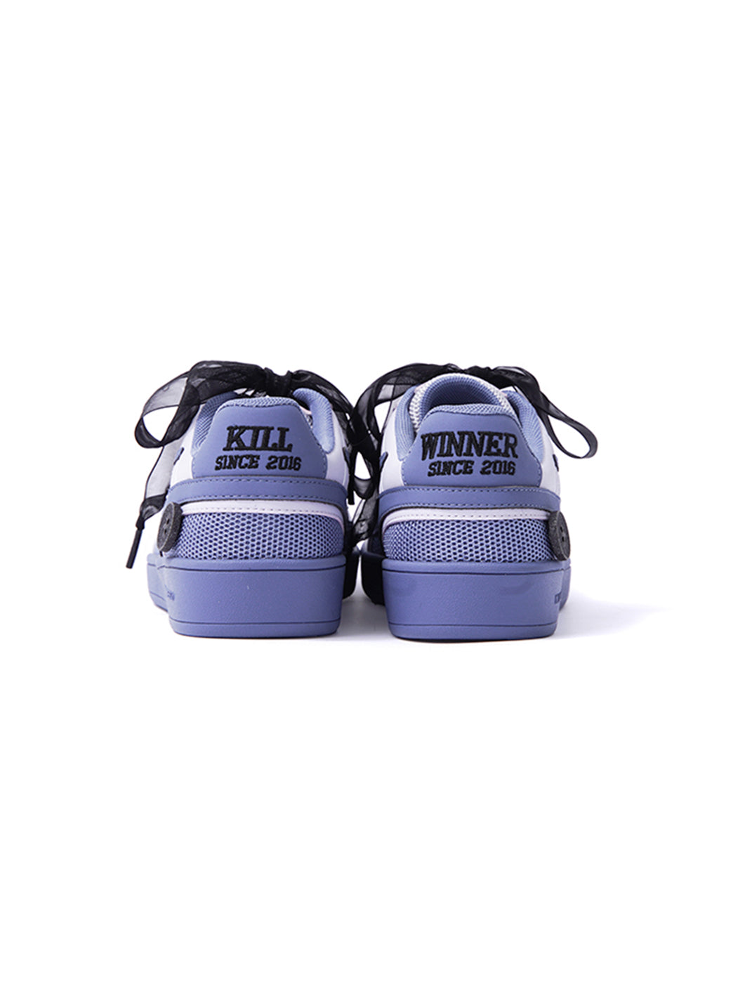 Wisteria Bow-Lace Retro Court Sneakers - View 6