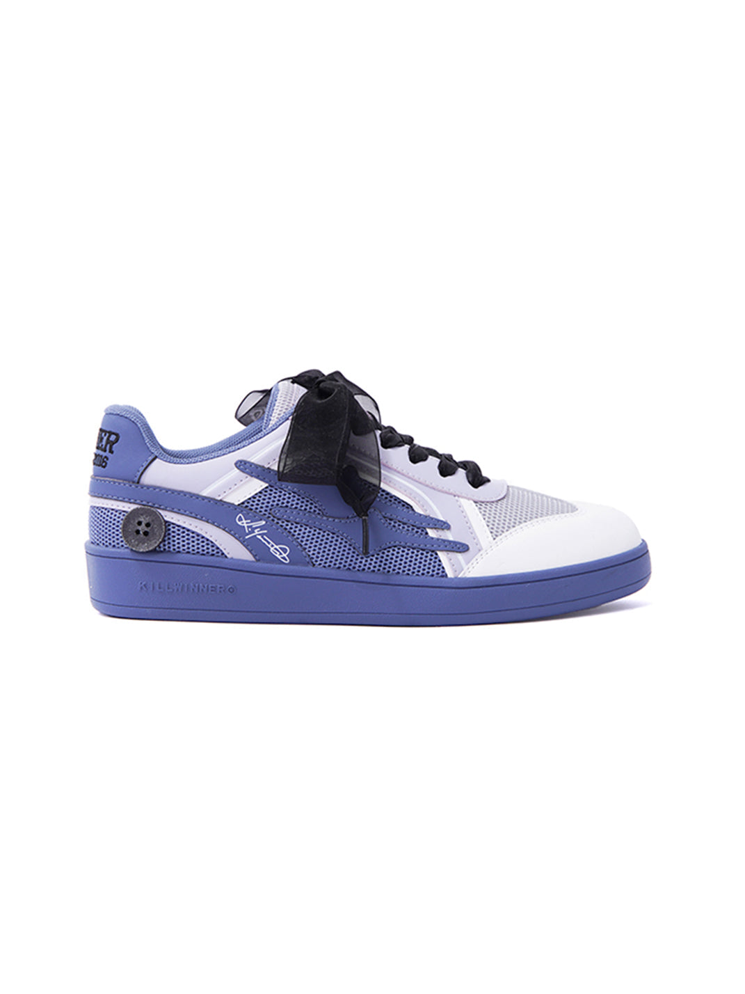 Wisteria Bow-Lace Retro Court Sneakers - View 7