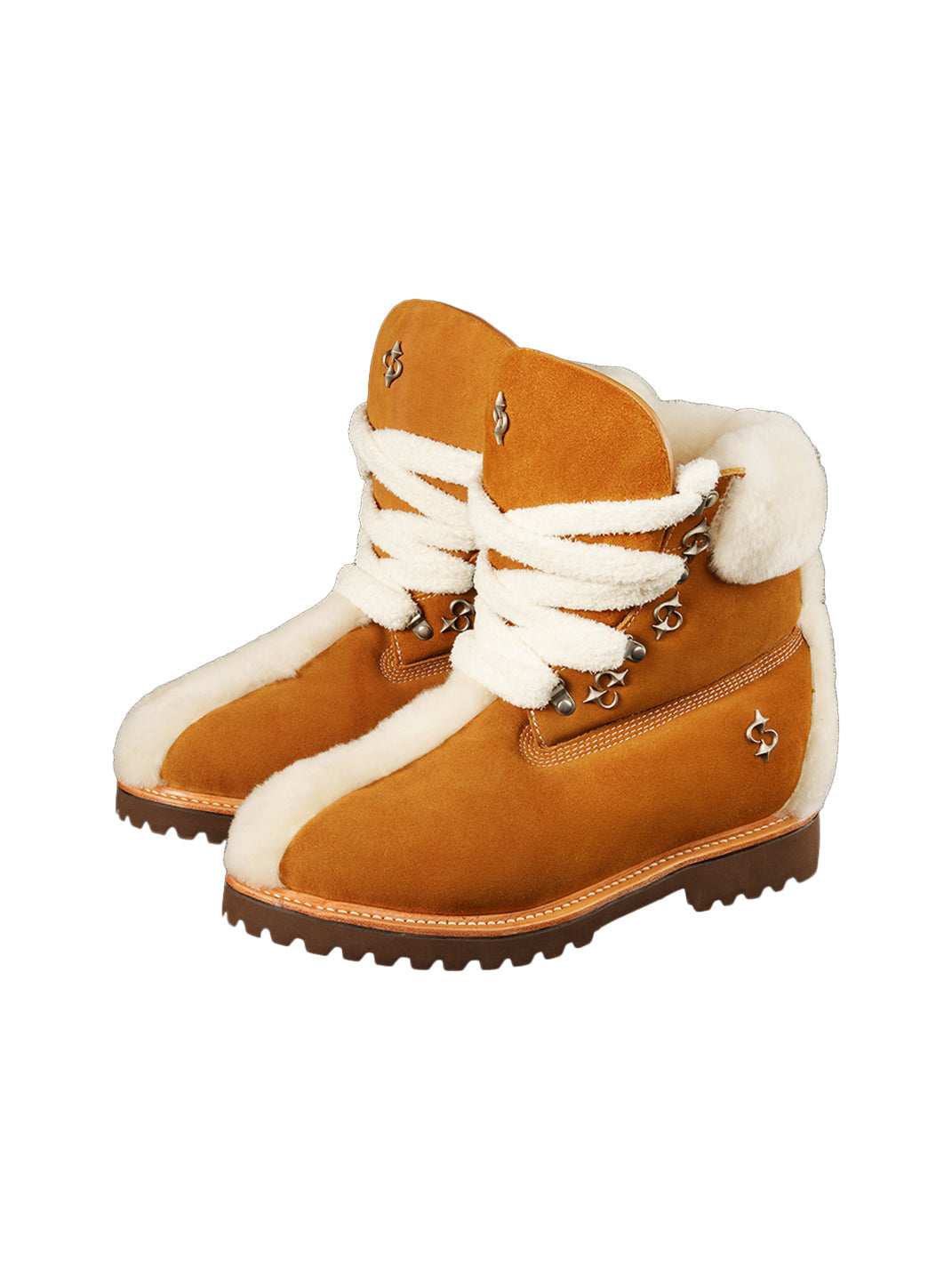 Mohawk Shearling-Lined Work Boots - View 4