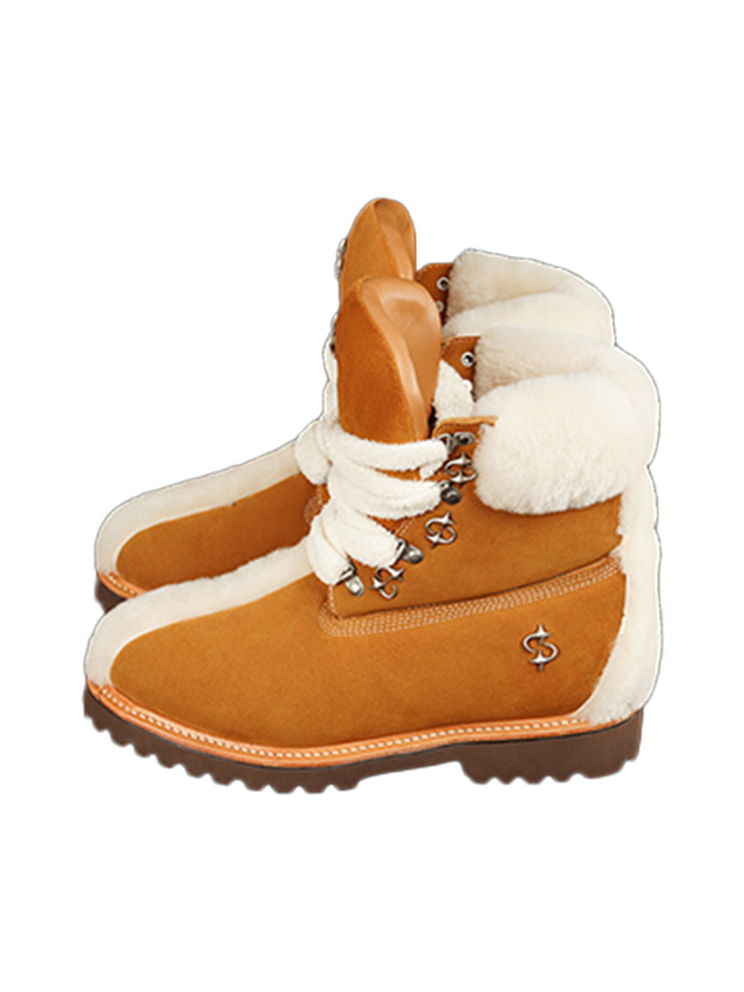 Mohawk Shearling-Lined Work Boots - View 6