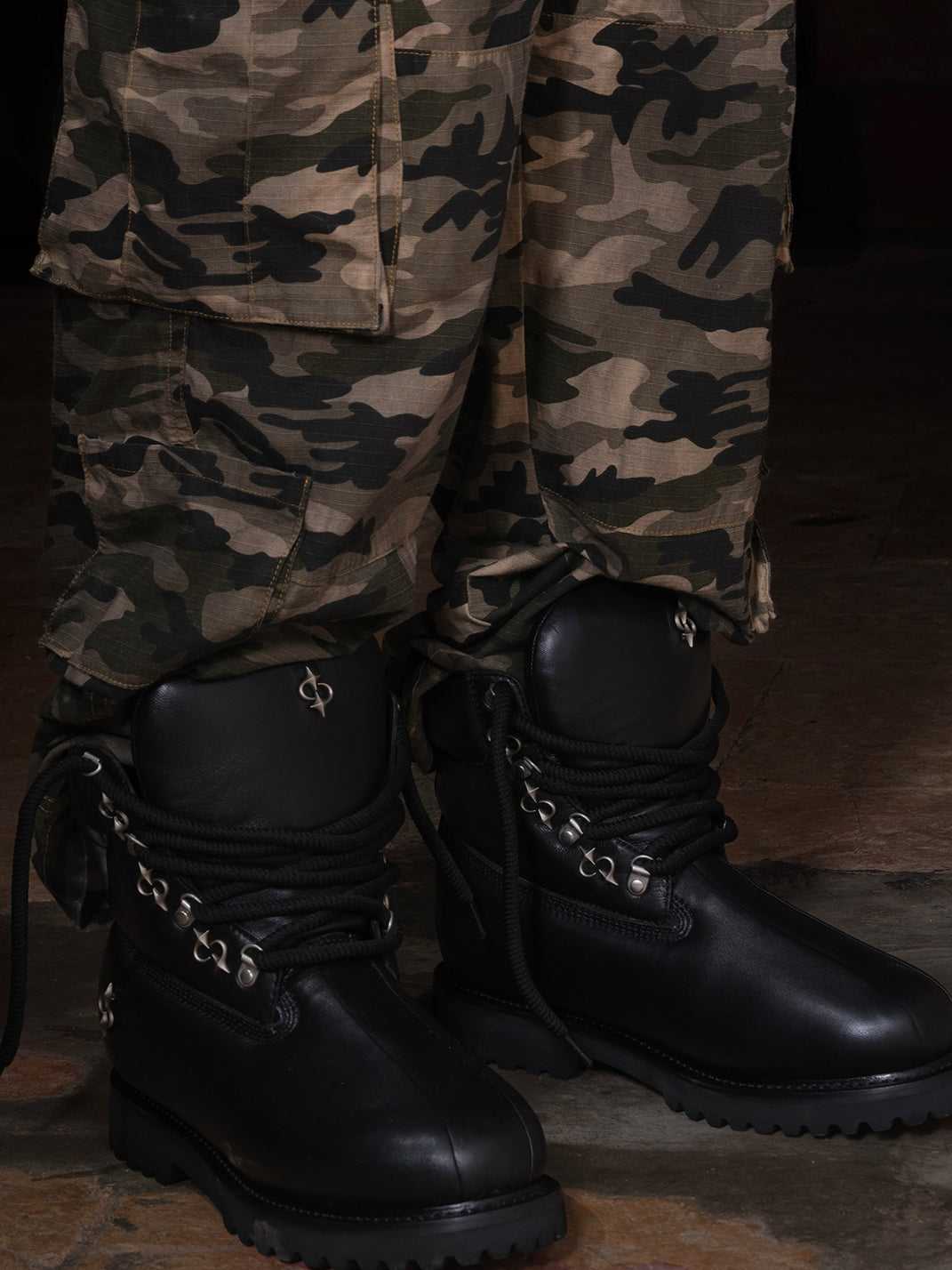 Mohawk Shearling-Lined Work Boots - View 8