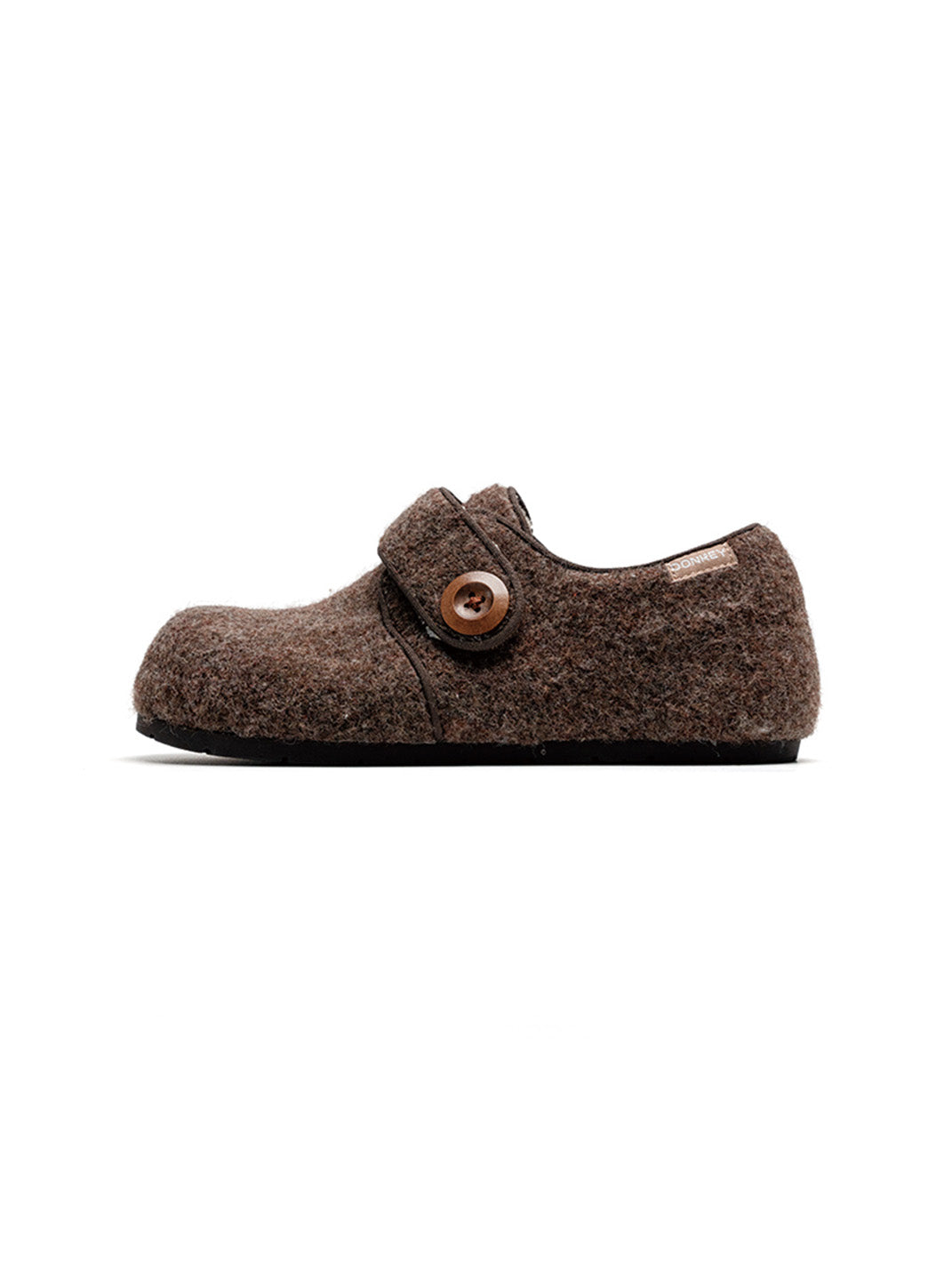 Leopard Faux-Fur Velcro Slip-On Shoes - View 2