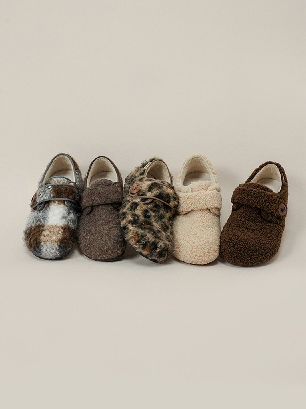 Leopard Faux-Fur Velcro Slip-On Shoes - View 7
