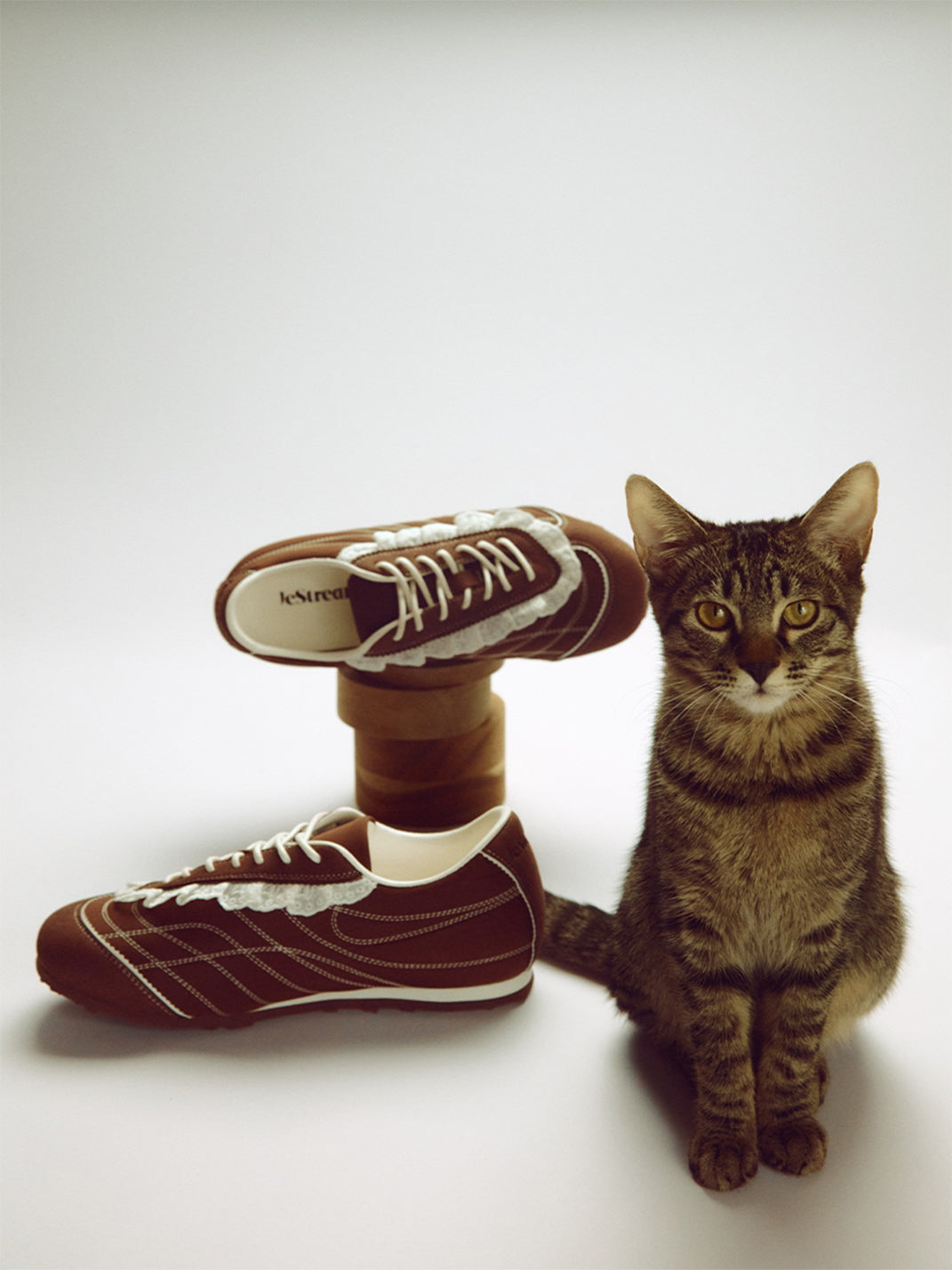 Brown Quilted Low-Profile Trainer Sneakers - View 6