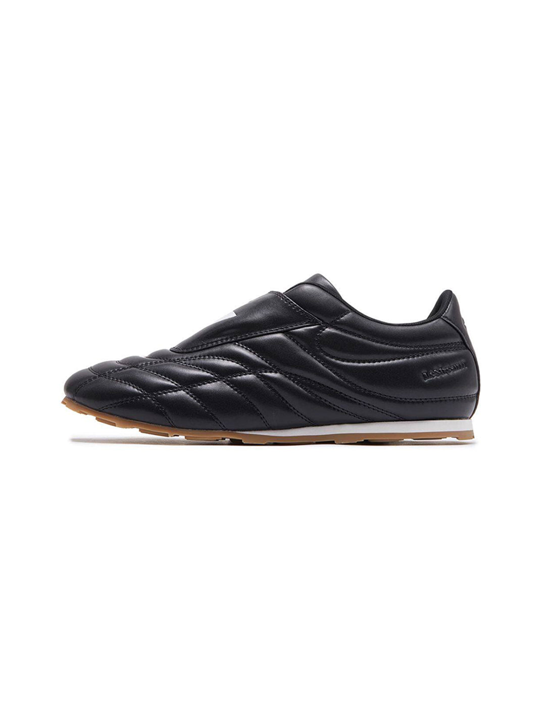Quilted Leather Soccer Trainer Sneakers