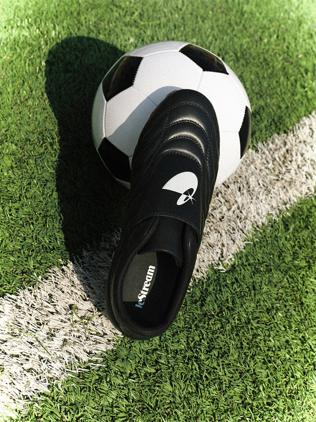 Quilted Leather Soccer Trainer Sneakers - View 7