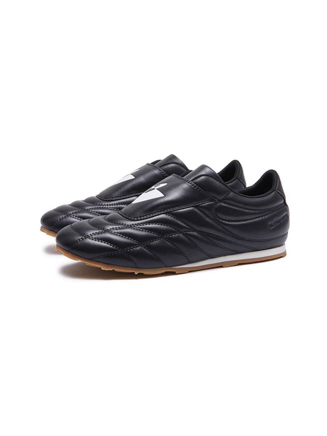 Quilted Leather Soccer Trainer Sneakers - View 11