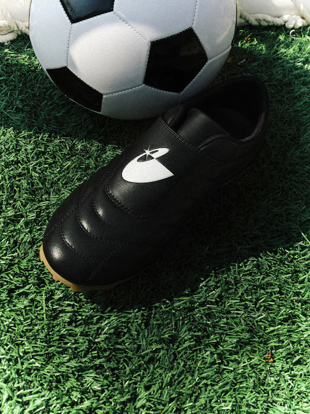 Quilted Leather Soccer Trainer Sneakers - View 12