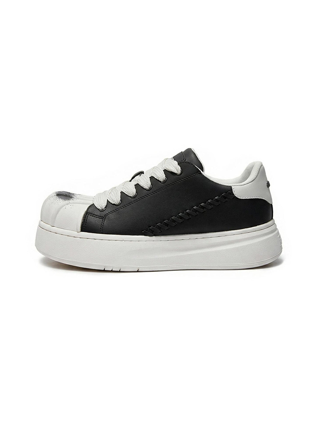 Shell-Toe Platform Derby Sneakers