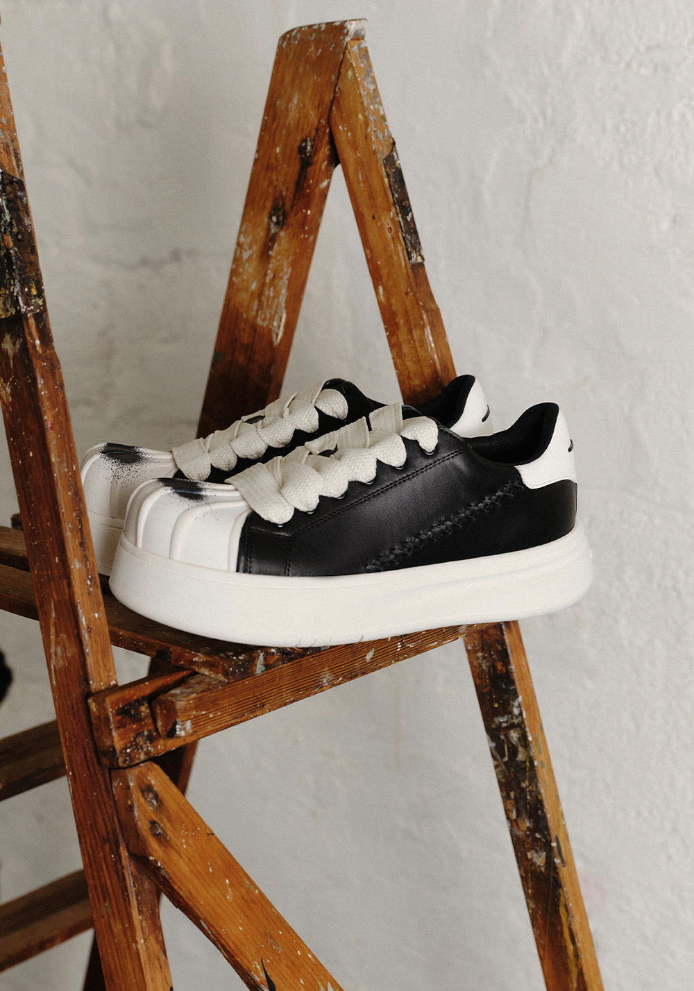 Shell-Toe Platform Derby Sneakers - View 5