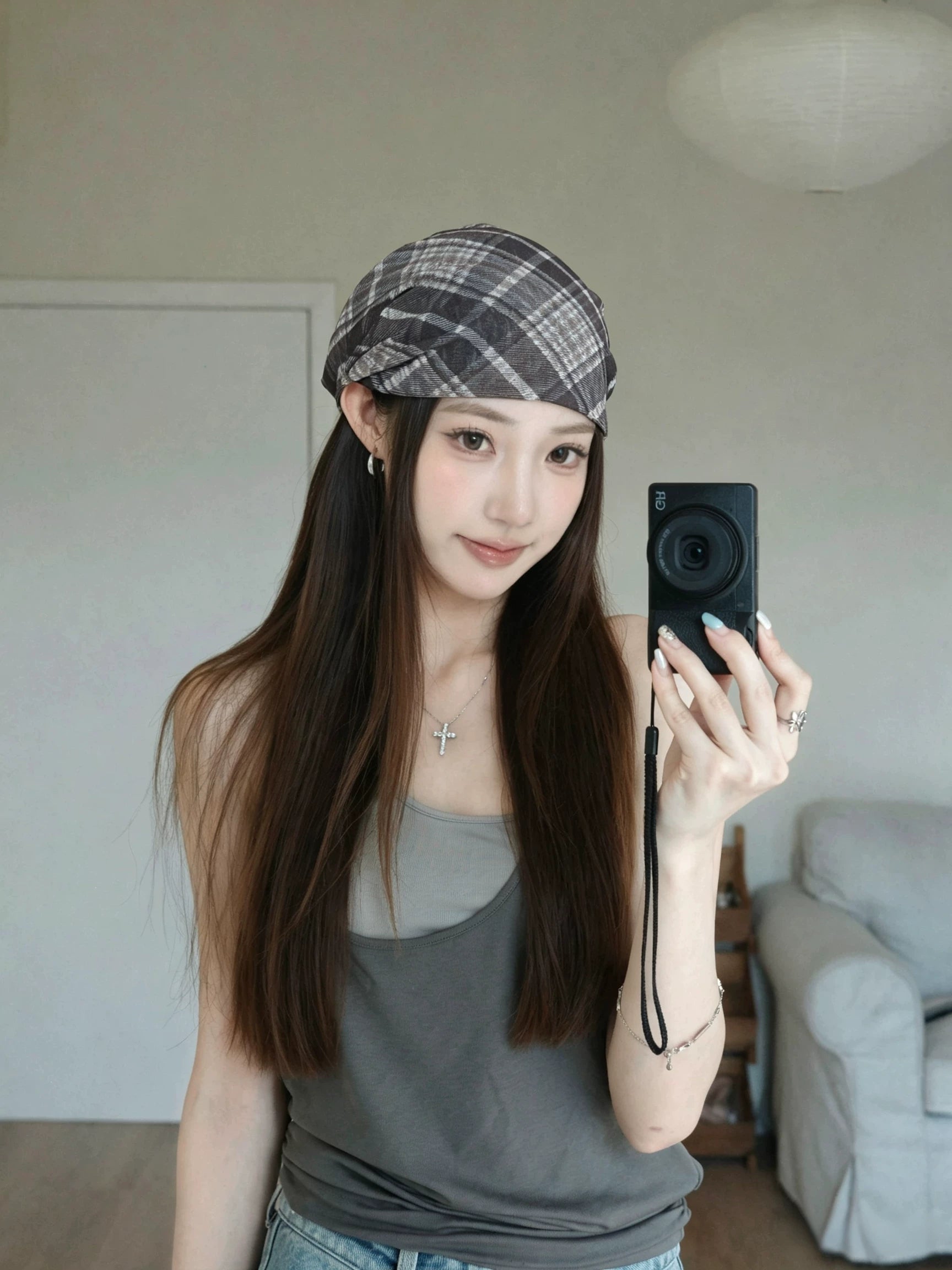 Printed Slouchy Headwrap Beanie product view 1