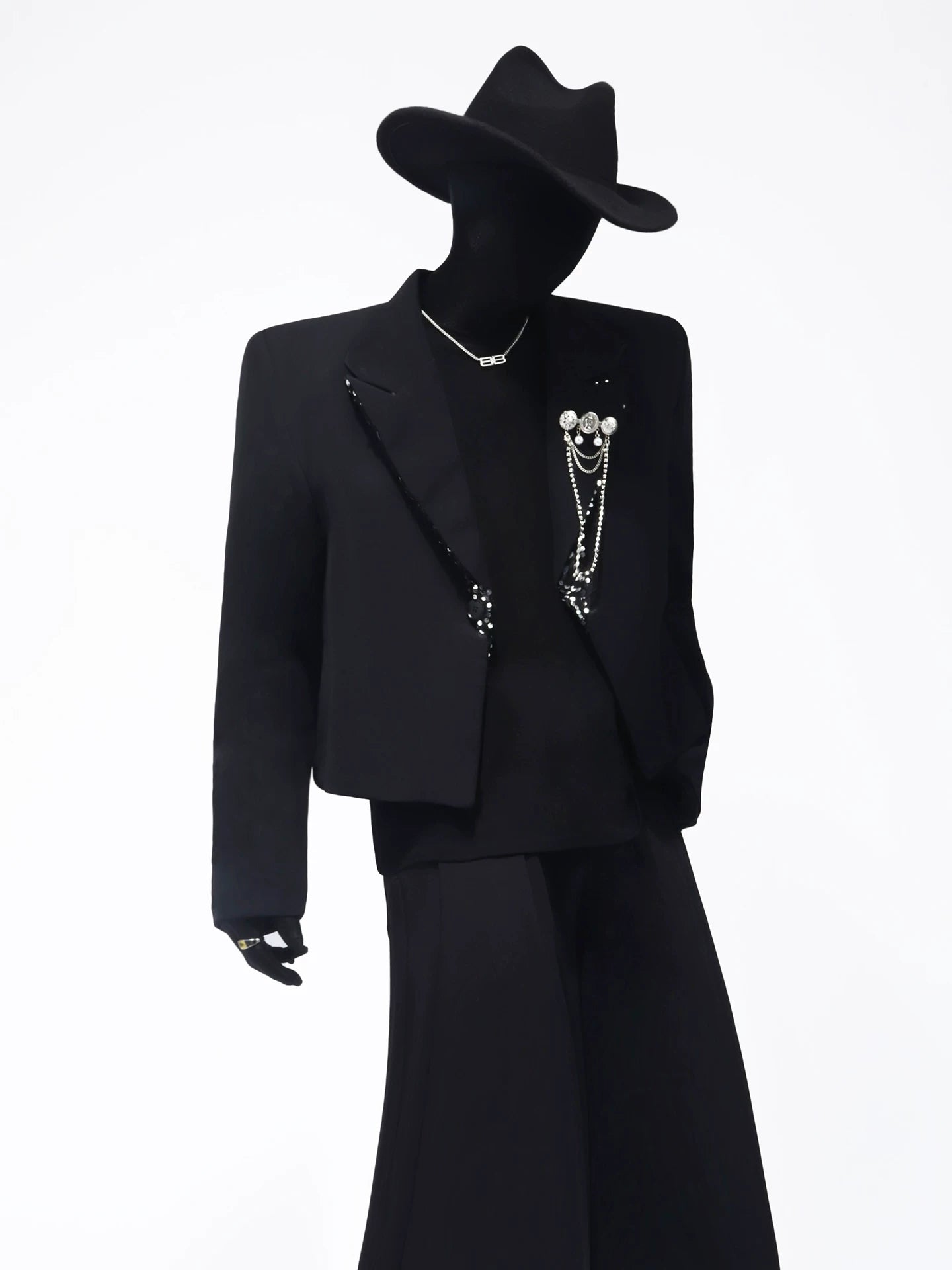 Jeweled Cropped Blazer product view 1