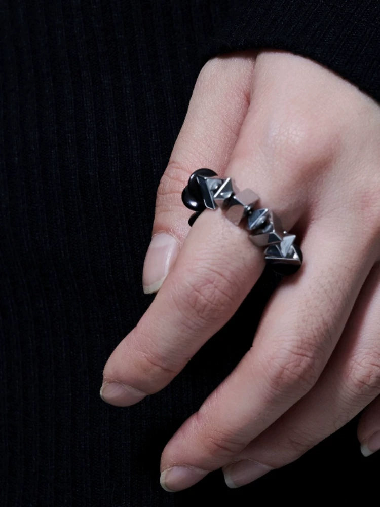 Stalker Beaded Open Ring product view 1