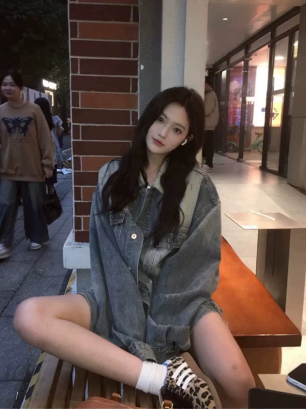 Washed Oversized Denim Jacket product view 2