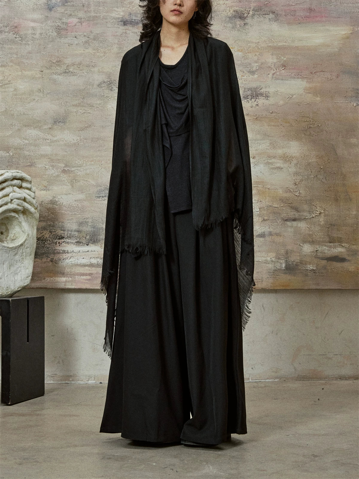 Lightweight Solid Scarf and Shawl product view 2