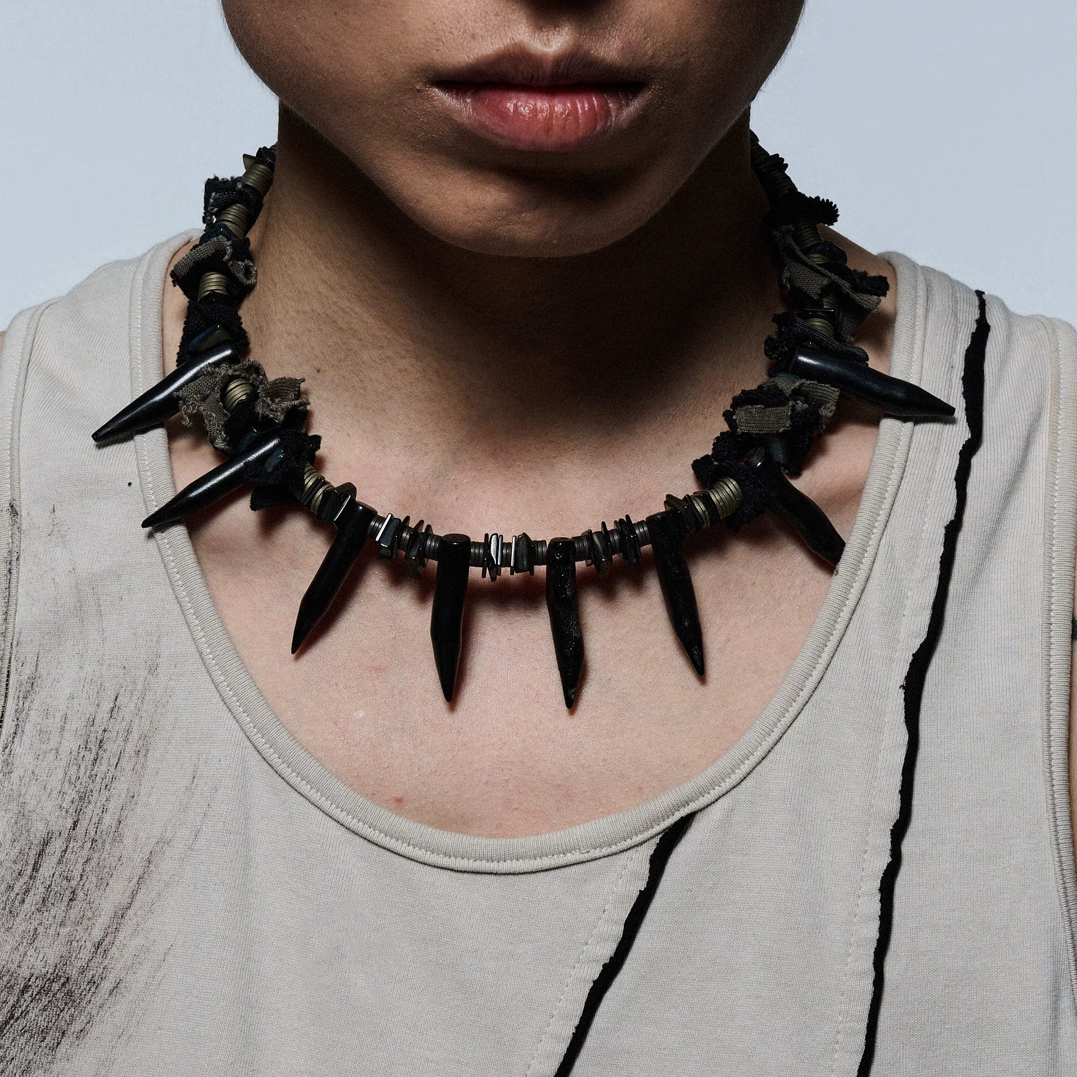 Bud Detachable Spike Choker product view 2
