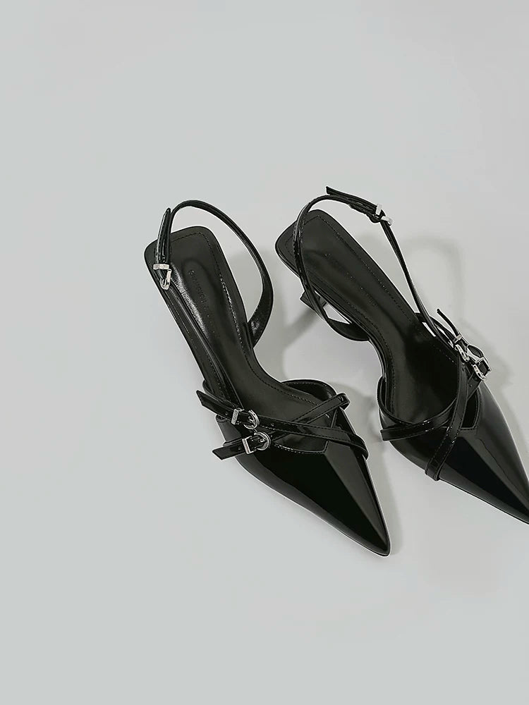 Buckle Slingback Heels product view 3