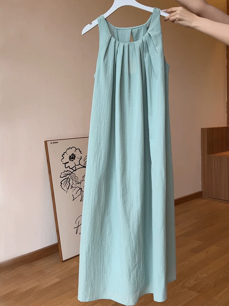 Halter-Neck Beach Maxi Dress product view 2