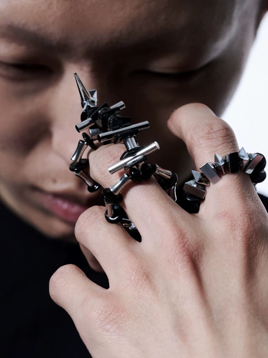 Stalker Beaded Open Ring product view 2