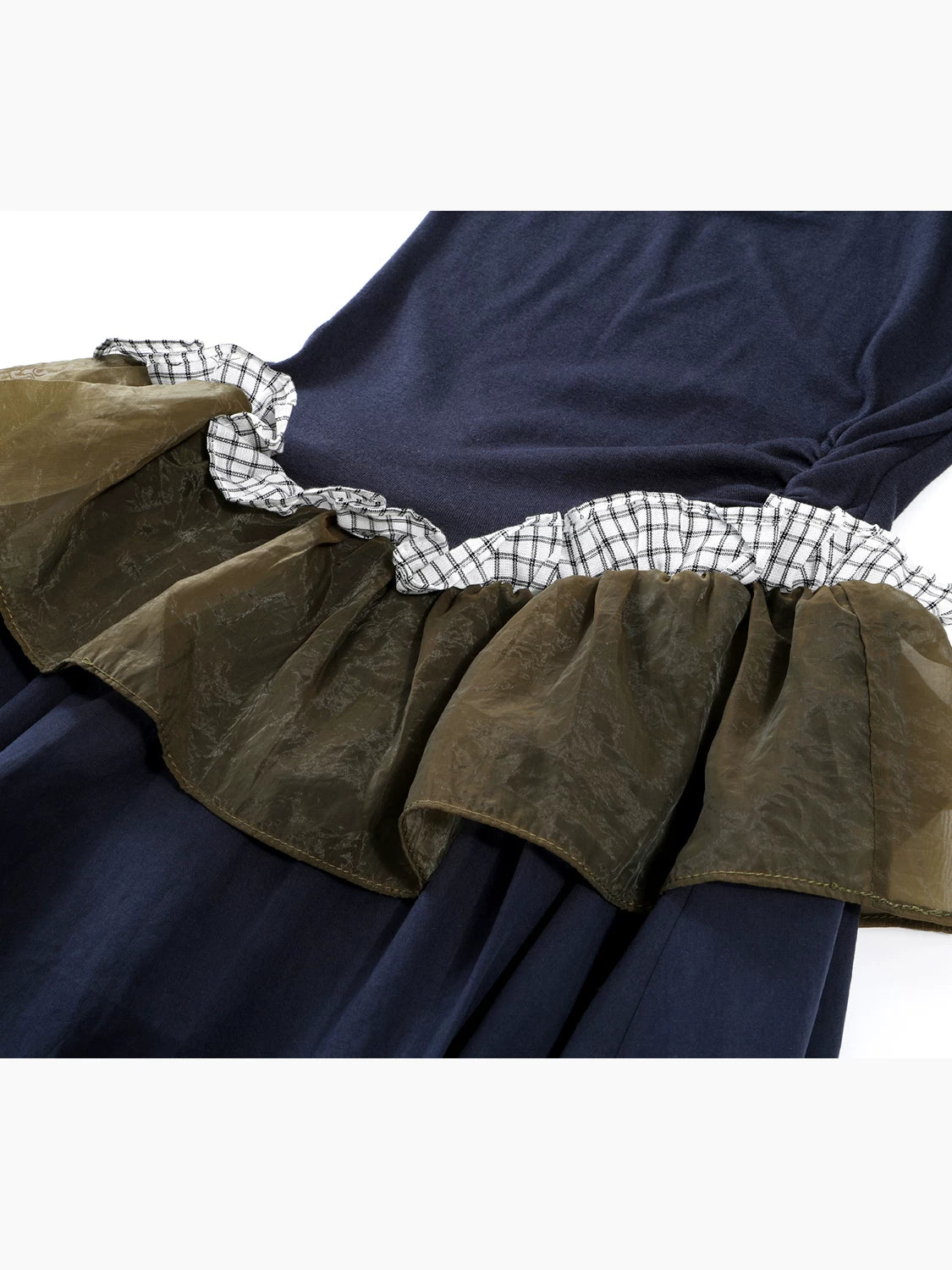 Ruffle-Waist Column Maxi Dress product view 3