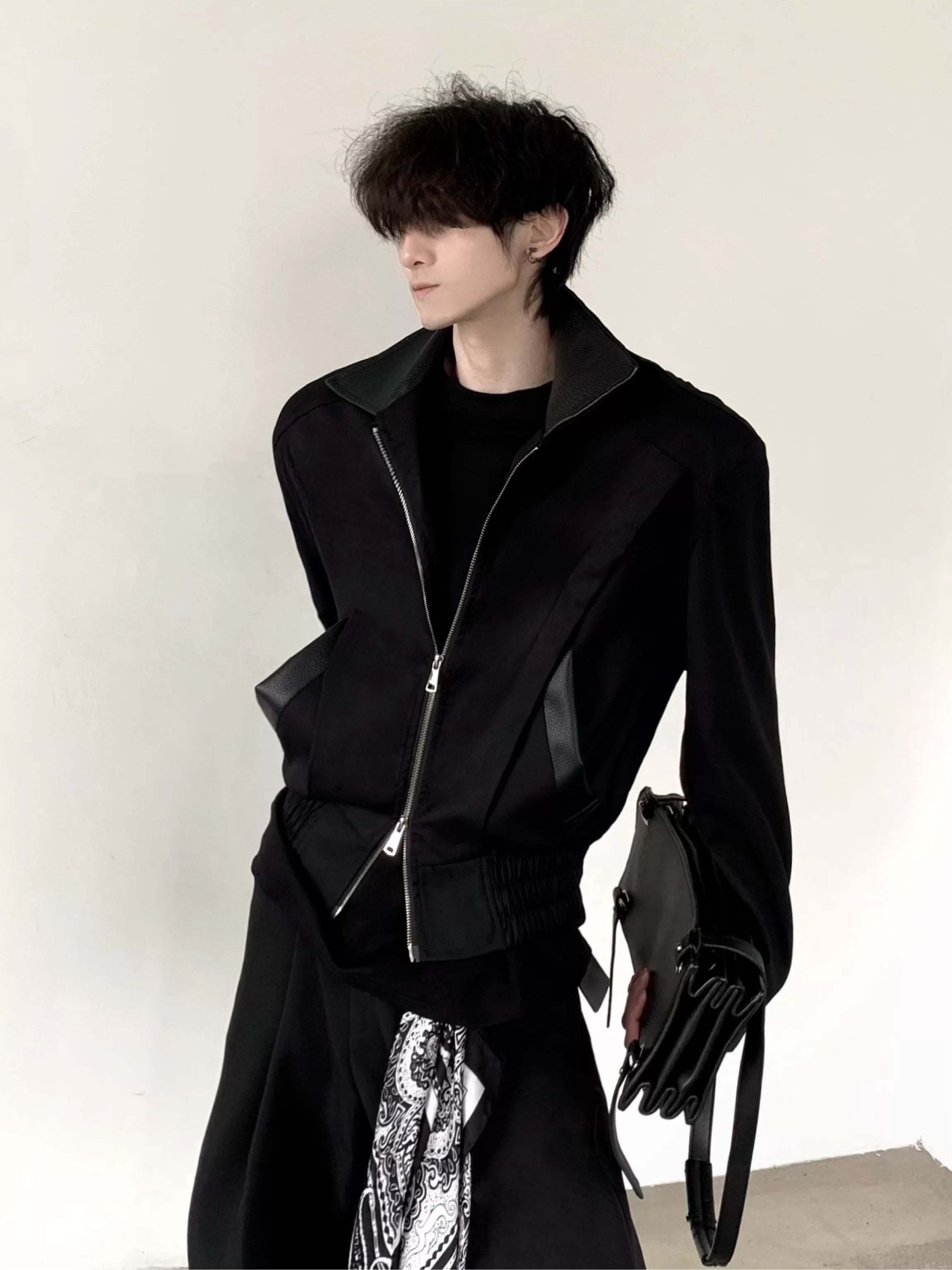 Deconstructed Padded-Shoulder Jacket product view 3