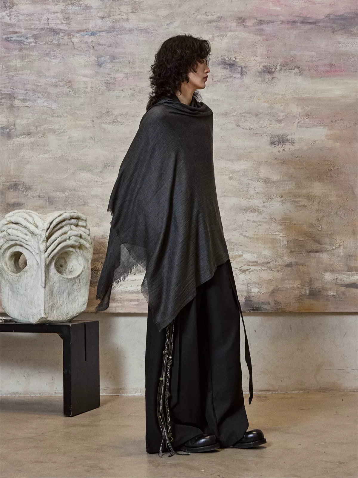Lightweight Solid Scarf and Shawl product view 4