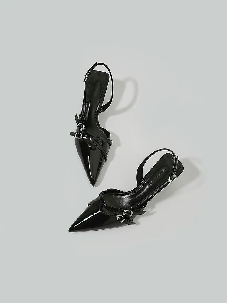 Buckle Slingback Heels product view 4