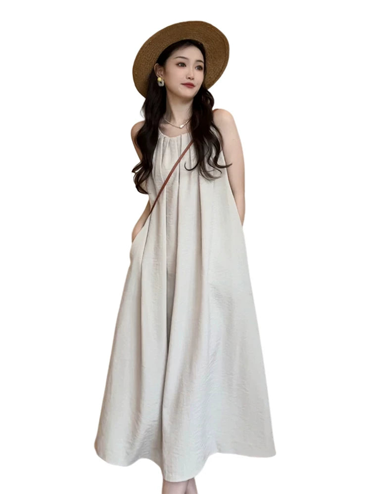Halter-Neck Beach Maxi Dress product view 4