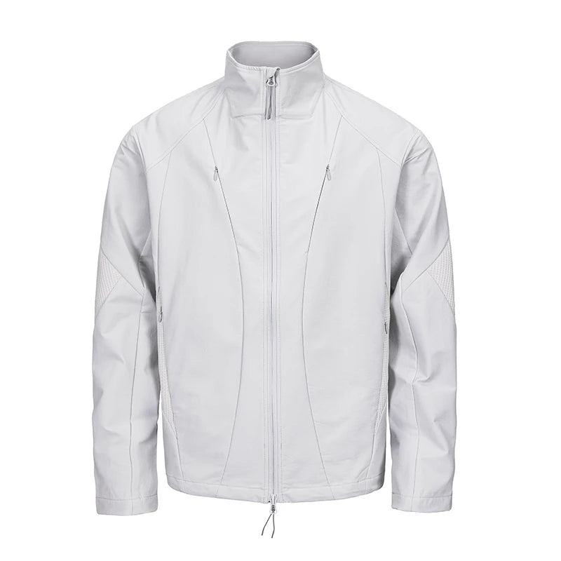 Stand-Collar Softshell Zip Jacket product view 1