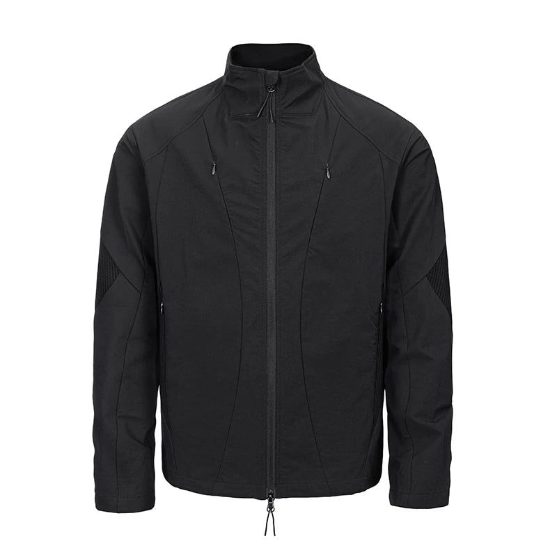 Stand-Collar Softshell Zip Jacket product view 2