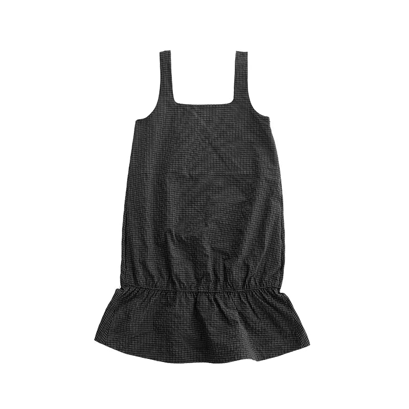 Ruffled Plaid Pinafore Dress product view 7