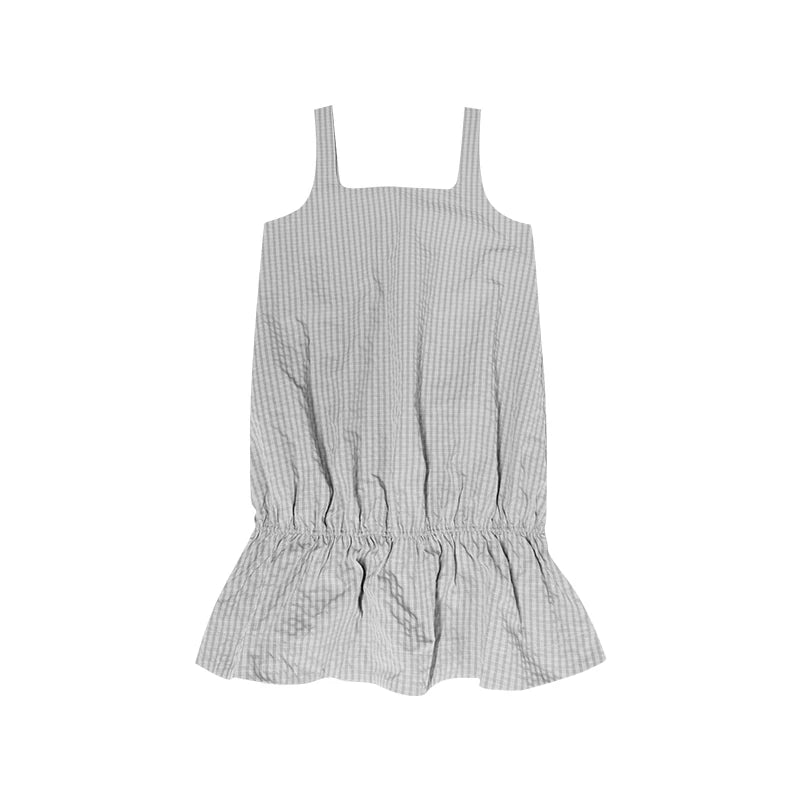 Ruffled Plaid Pinafore Dress product view 8