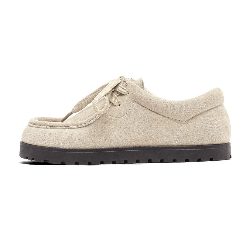 Square-Toe Suede Lace-Up Shoes product view 6