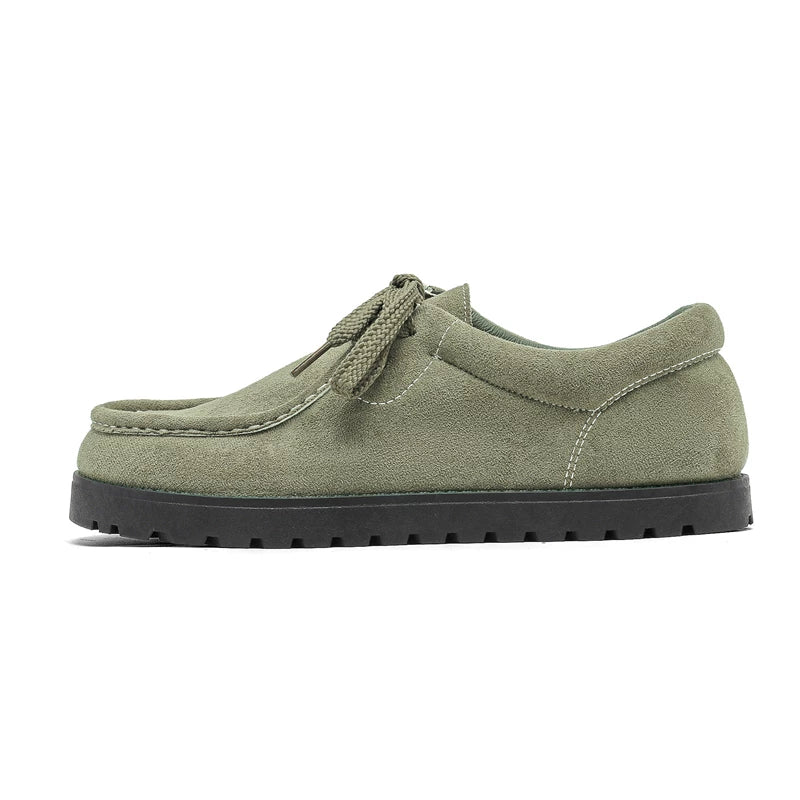 Square-Toe Suede Lace-Up Shoes product view 7