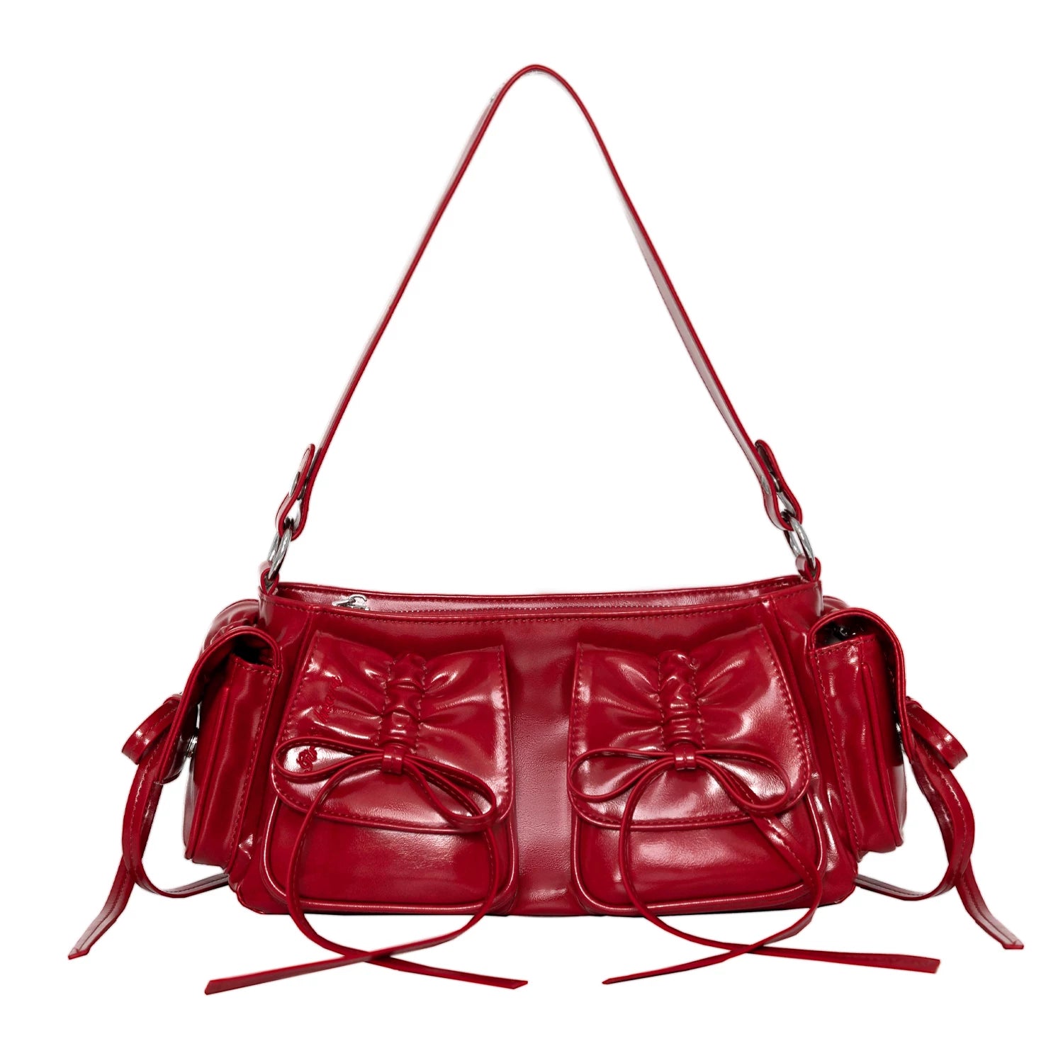 Multi-Pocket Bow Baguette Bag product view 12