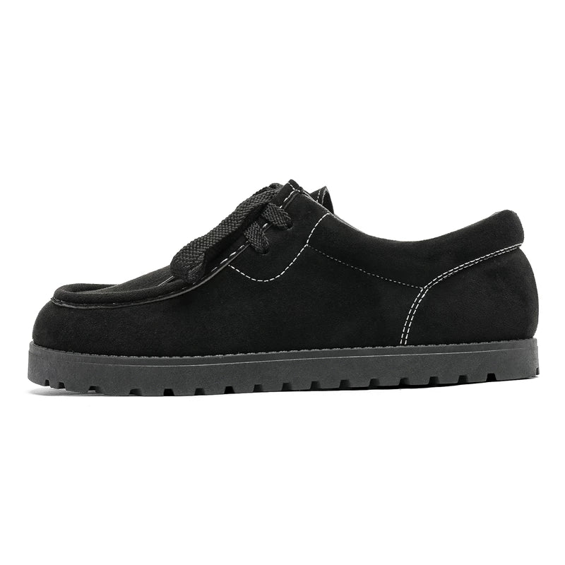 Square-Toe Suede Lace-Up Shoes product view 8