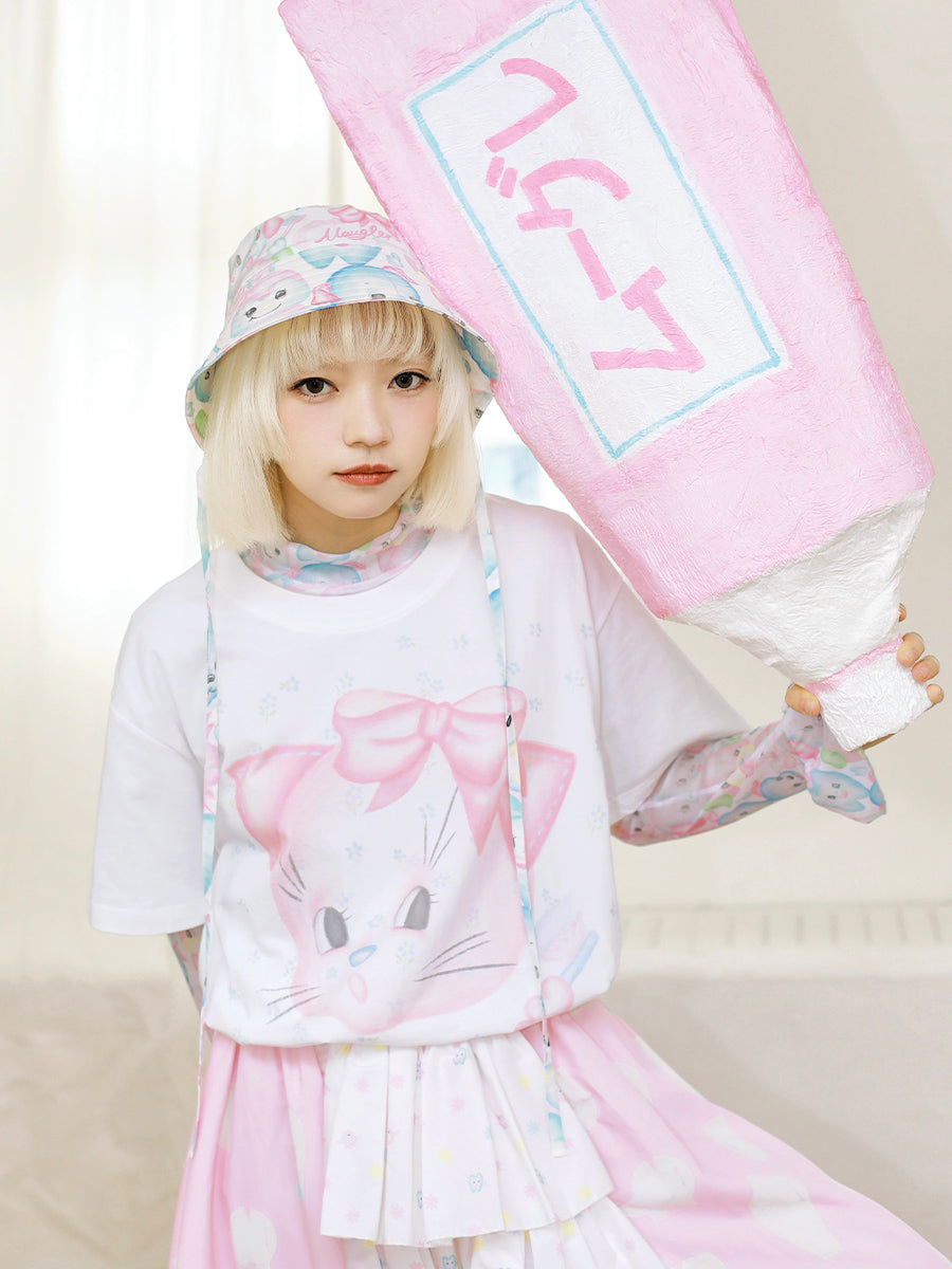 Kawaii Character T-shirt