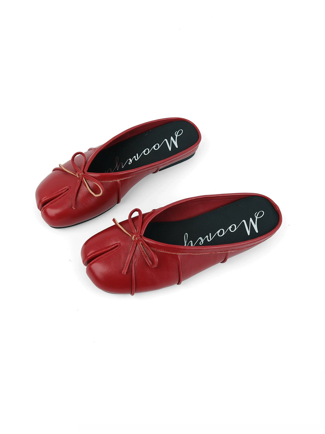 Bow-Strap Tabi-Toe Slip-On Mules - View 15