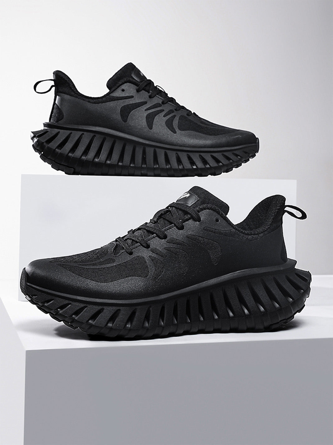 Breathable Colorblock Running Sneakers - View 4