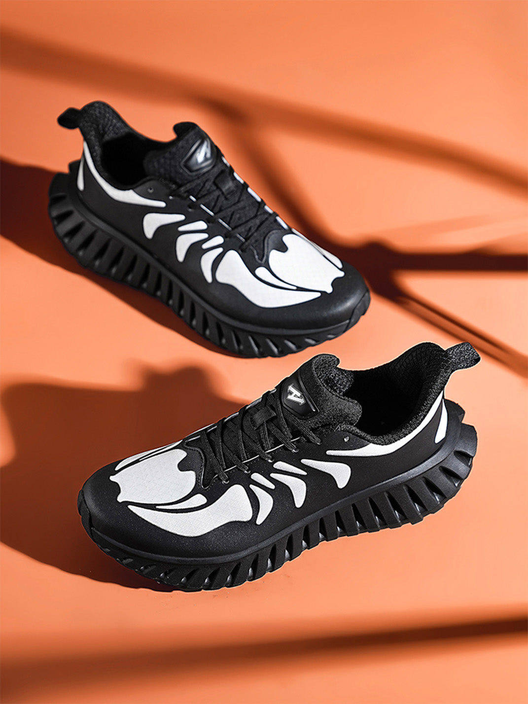 Breathable Colorblock Running Sneakers - View 6