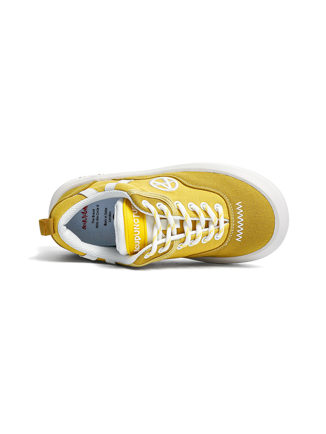 Neon Colorblock Canvas Platform Sneakers - View 20