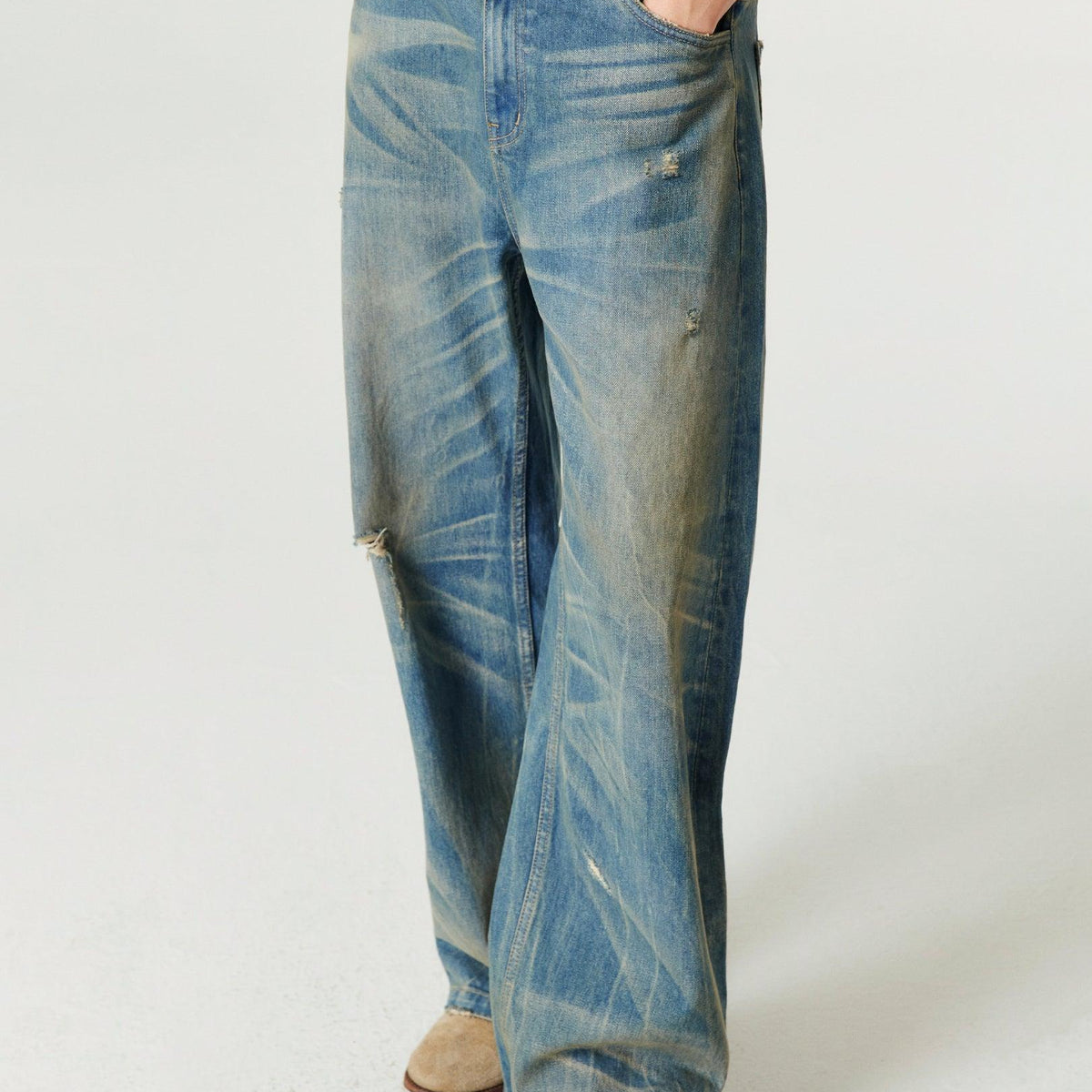 Nevada Spider Web Wash Denim | Chiclara
